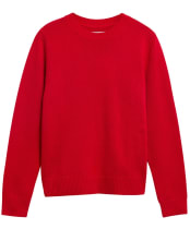 Women's Barbour Woodhouse Knitted Jumper - Crimson