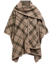 Women's Barbour Vienna Knitted Cape - Warm Trench Multi