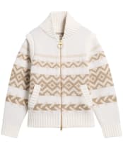Women's Barbour Maplewood Knitted Zip Through Jumper - Multi