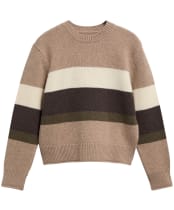 Women's Barbour Wrenwood Knitted Jumper - Warm Trench Multi