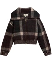 Women's Barbour Carville Knitted Zip Through Jumper - Multi