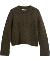 Women's Barbour Joan Knitted Jumper - Olive