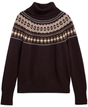 Women's Barbour Darwen Knitted Jumper - Seal Brown