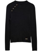 Women's Barbour International Molina Knitted Jumper - Black