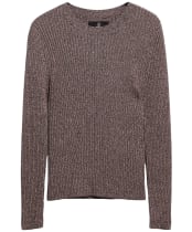 Women's Barbour International Varano Knitted Jumper - TRUFFLE MULTI