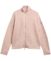Women's Barbour International Ramona Knitted Zip Through - Nutmeg