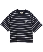 Women's Barbour Ambleside Striped Top - Dark Navy / Cloud