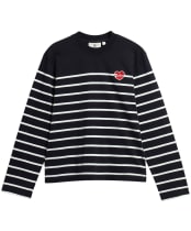 Women's Barbour Harling Striped Top - Dark Navy / Cloud