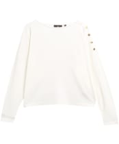 Women's Barbour International Cyrus Top - Off White