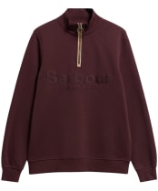 Women's Barbour Cynthia Half Zip Sweatshirt - Fig