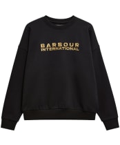 Women's Barbour International Niamh Sweatshirt - Black