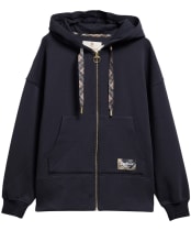 Women's Barbour Delilah Hoodie - Dark Navy