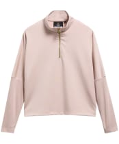 Women's Barbour International Kemora Half Zip Sweatshirt - Black