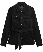 Women's Barbour International Kenna Overshirt - Black