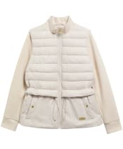 Women's Barbour International Ari Quilted Sweat - Moonbeam
