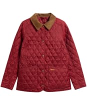 Women's Barbour Annandale Quilted Jacket - Cranberry Red