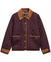 Women's Barbour Ainsdale Quilted Jacket - Fig / Muted