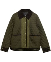 Women's Barbour Ainsdale Quilted Jacket - Olive / Fern / Shadow Classic