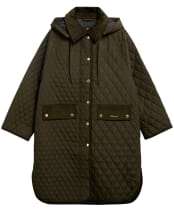 Women's Barbour Ravensden Quilted Jacket - Olive / Shadow Classic