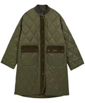 Women's Barbour Dunswell Quilted Jacket - Olive / Shadow Classic