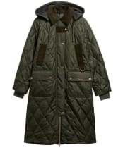 Women's Barbour Rudson Quilted Jacket - Olive / Shadow Classic