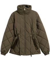 Women's Barbour Tanfield Puffer Jacket - Olive / Shadow Classic
