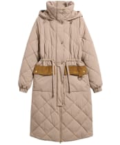 Women's Barbour Alverstone Puffer Jacket - Light Trench / Ancient