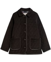 Women's Barbour Marlow Quilted Jacket - DK BROWN/SHADOW