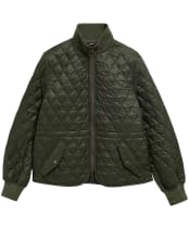 Women's Barbour Hermione Quilted Jacket - Olive / Shadow Classic