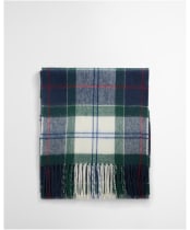 Women's Barbour Tartan Scarf - LIGHT EVERGREEN