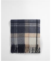 Women's Barbour Tartan Cashmere Scarf - Light Birchwood Dress Tartan