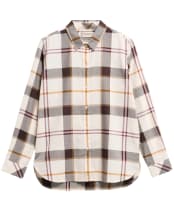 Women’s Barbour Moorland Shirt - ECRU MUTED TART