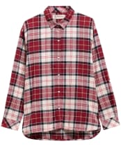 Women's Barbour Elishaw Shirt - LT CARDINAL TAR