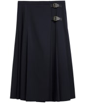 Women's Barbour Delilah Midi Skirt - Dark Navy