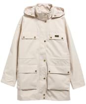 Women's Barbour International Molina Showerproof Jacket - Moonbeam