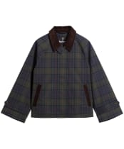 Women's Barbour Sandra Tartan Showerproof Jacket - Classic Tartan
