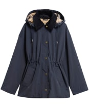 Women's Barbour Evelyn Showerproof Jacket - Dark Navy / Birchwood