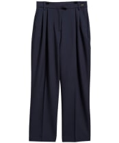 Women's Barbour Fawne Trousers - Dark Navy
