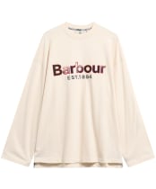 Women's Barbour Holly Long Sleeve T-Shirt - Antique White