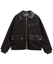 Women's Barbour International Donnington Waxed Jacket - Rustic / Truffle Northumberland