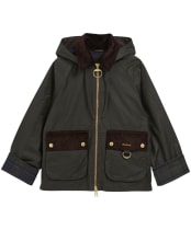 Women's Barbour Carville Waxed Jacket - Fern / Shadow Classic