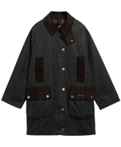 Women's Barbour Tartan Reimagined Icons Tartan Modern Beaufort Waxed Jacket - CLASSIC TARTAN/O