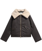 Women's Barbour Mary Waxed Jacket - RUSTIC/SHADOW C