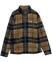 Men's Barbour Tartan Zip Through Fleece Jacket - Birchwood Dress Tartan