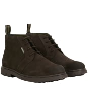 Men's Barbour Meays Chukka Boots - Dark Brown Suede