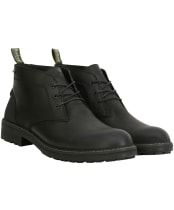Men's Barbour Shawdon Waterproof Chukka Boots - Black