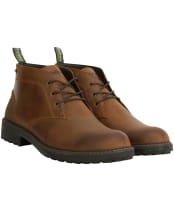 Men's Barbour Shawdon Waterproof Chukka Boots - Teak