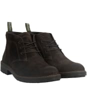 Men's Barbour Shawdon Waterproof Chukka Boots - Brown Suede