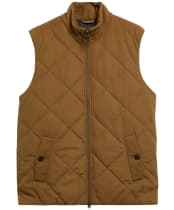 Men's Barbour Corden Quilted Gilet - Dark Sandstone