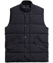 Men's Barbour Powell Puffer Gilet - Dark Navy